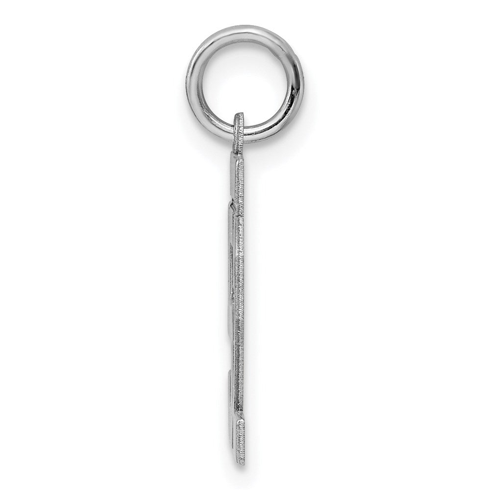 Sterlingsilber Silber/rhodiniert Poliert Zahl 52 Charm