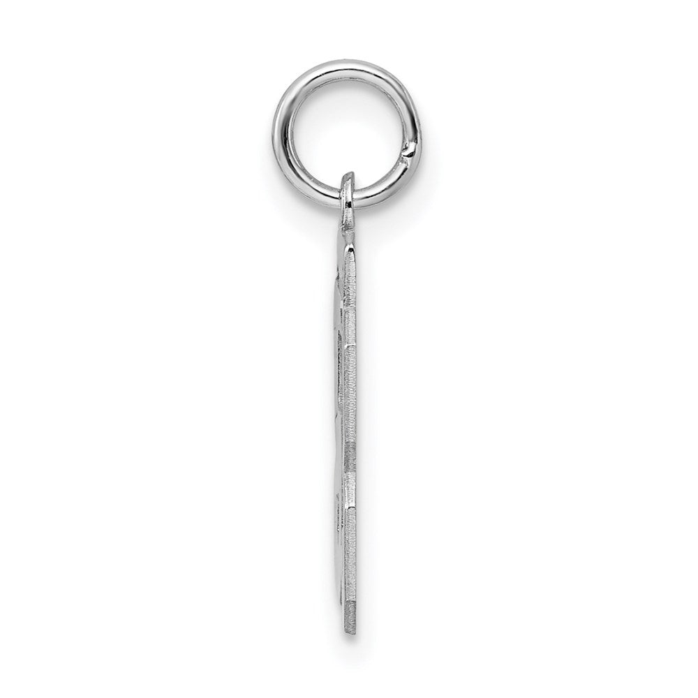 Sterlingsilber Silber/rhodiniert Poliert Zahl 53 Charm