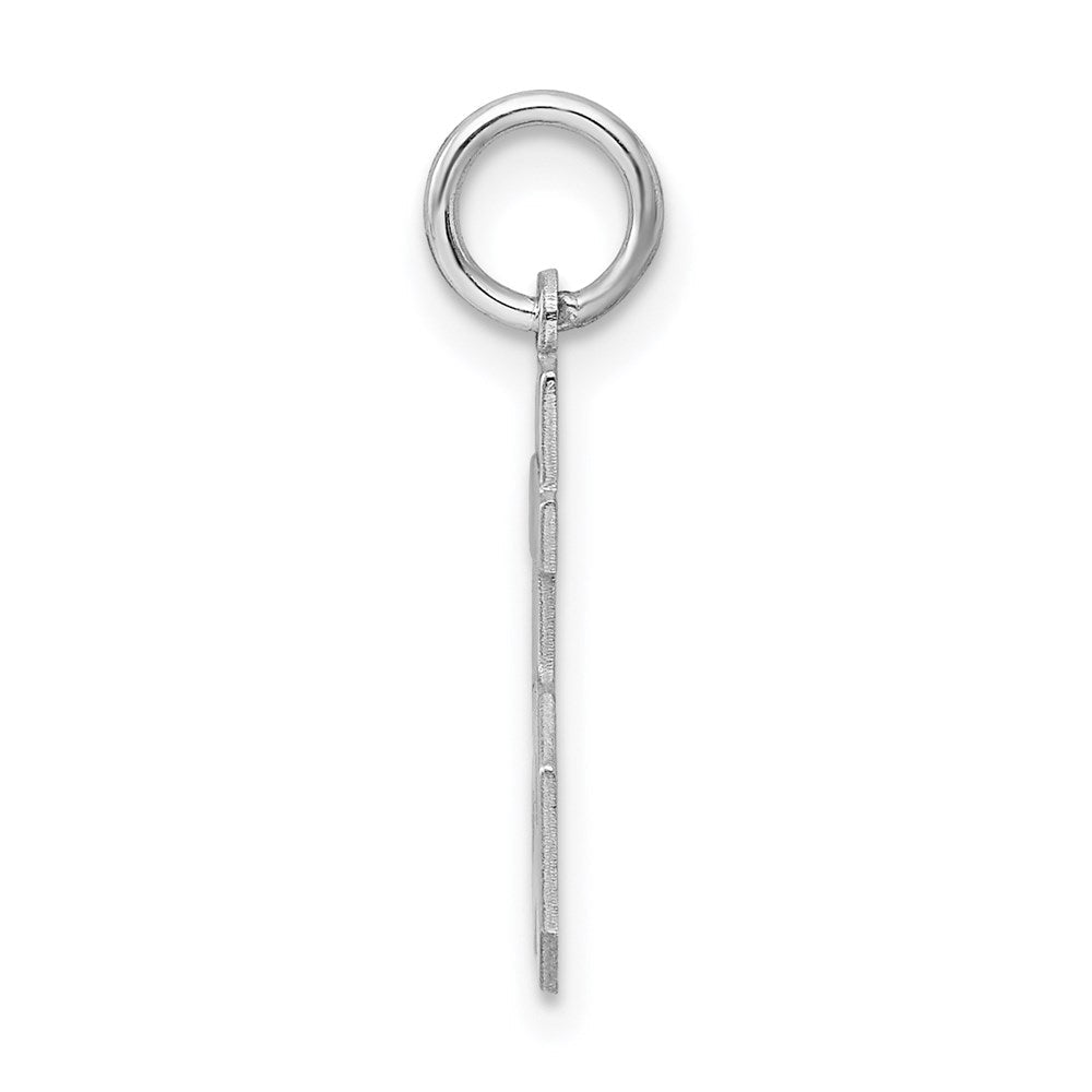 Sterlingsilber Silber/rhodiniert Poliert Zahl 55 Charm