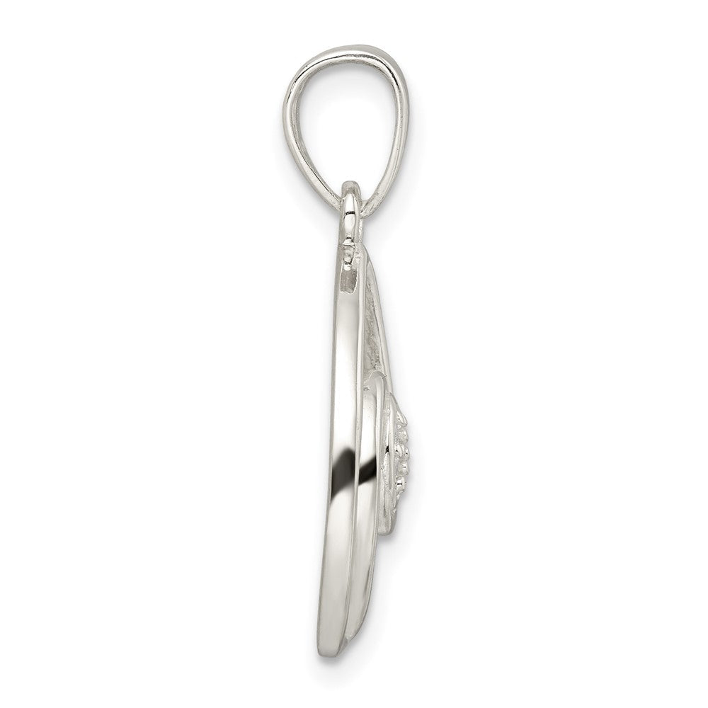 Sterlingsilber Zirkonia in Tropfen Anhänger und Ohrringe Set