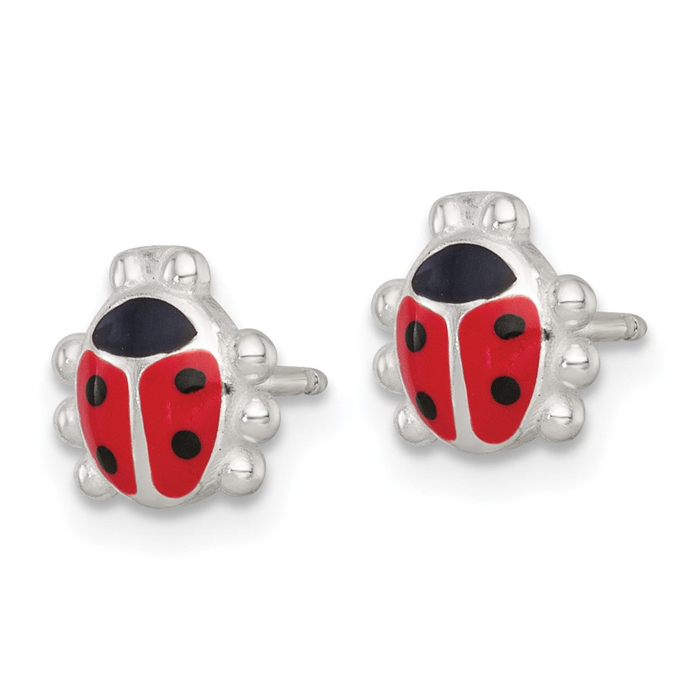 Sterlingsilber Emailliert Damen Bug Kinder Ohrringe und Halskette Set