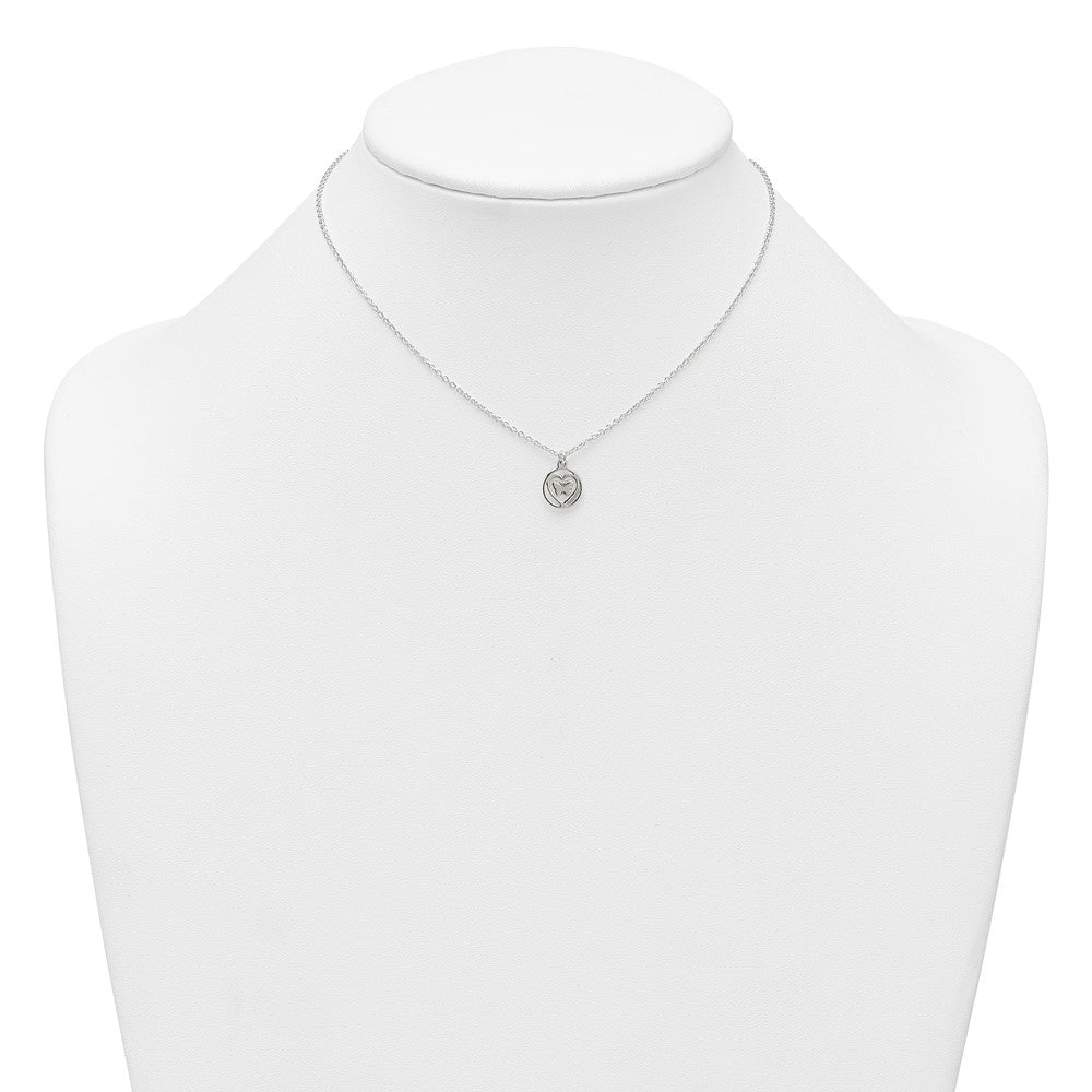 Sterlingsilber Schmetterling Herz Kinder Stecker Ohrring und Halskette Set