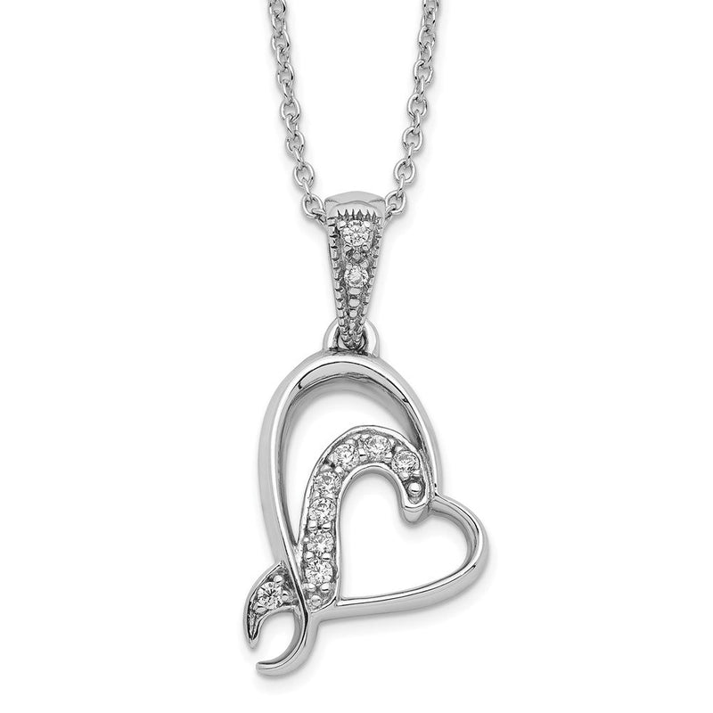 Sterlingsilber Sentimental Expressions Rhodiniert A Geschenk For My Schwester Bridesmaid 18 Zoll Halskette