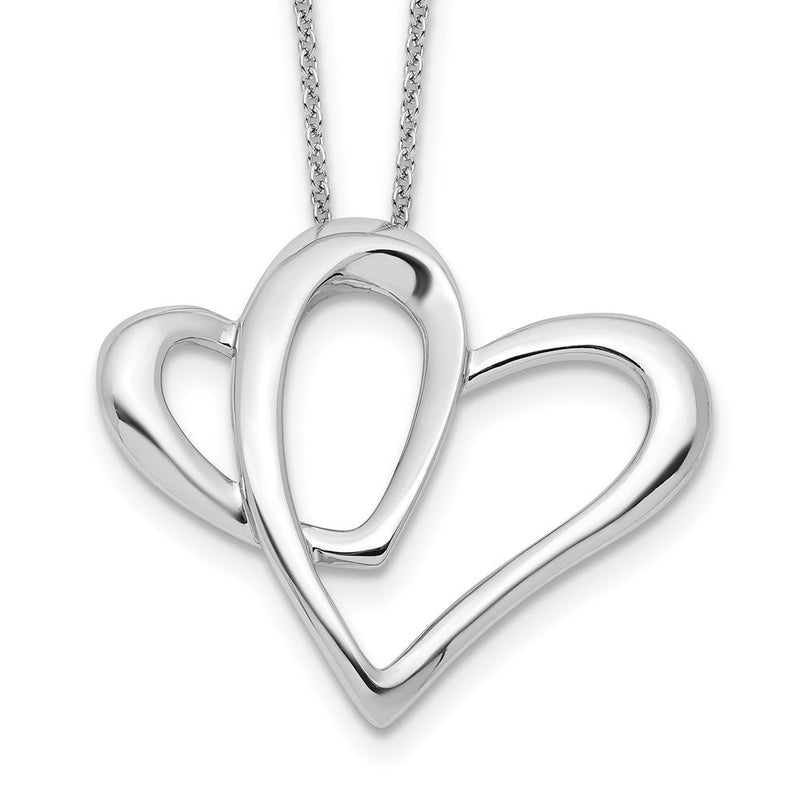 Sterlingsilber Sentimental Expressions Rhodiniert Tochter A Part Of My Herz 18 Zoll Halskette