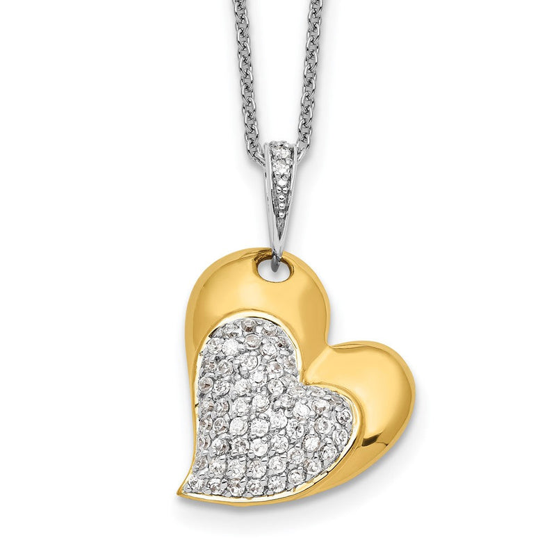 Sterlingsilber Sentimental Expressions Vergoldet Gesegnet Beyond Measure 18 Zoll Halskette