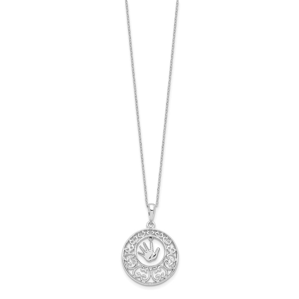 Sterlingsilber Sentimental Expressions Rhodiniert Antikisiert Kinder 18 Zoll Halskette