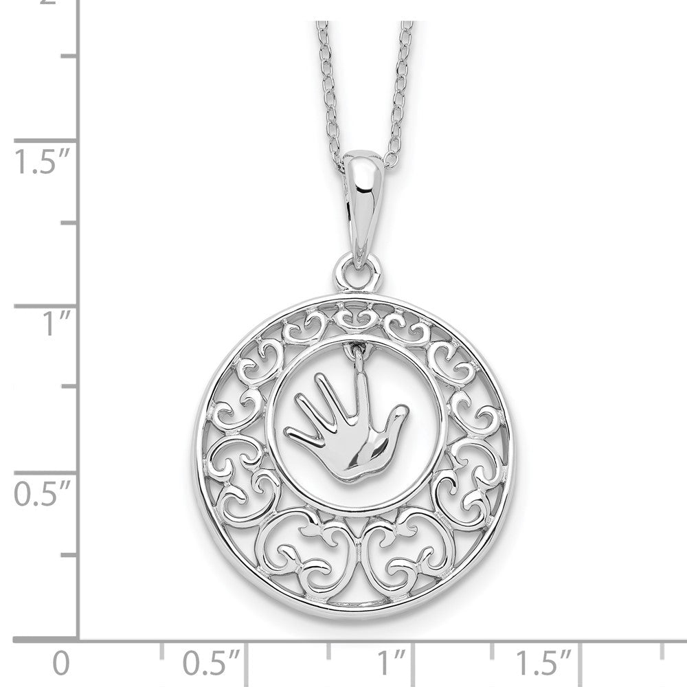 Sterlingsilber Sentimental Expressions Rhodiniert Antikisiert Kinder 18 Zoll Halskette
