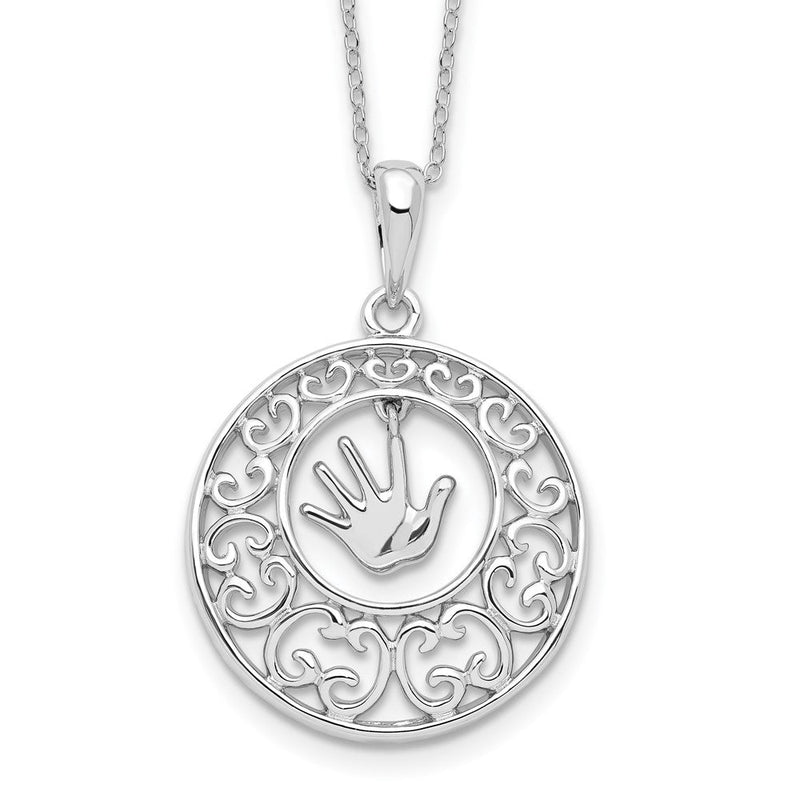 Sterlingsilber Sentimental Expressions Rhodiniert Antikisiert Kinder 18 Zoll Halskette