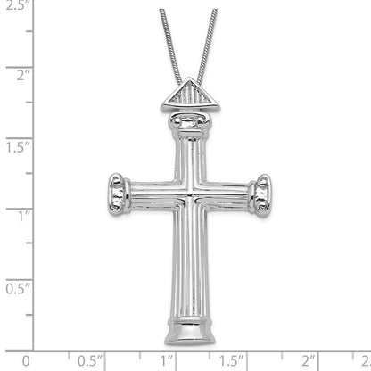 Sterlingsilber Sentimental Expressions Poliert Strength Kreuz Halskette