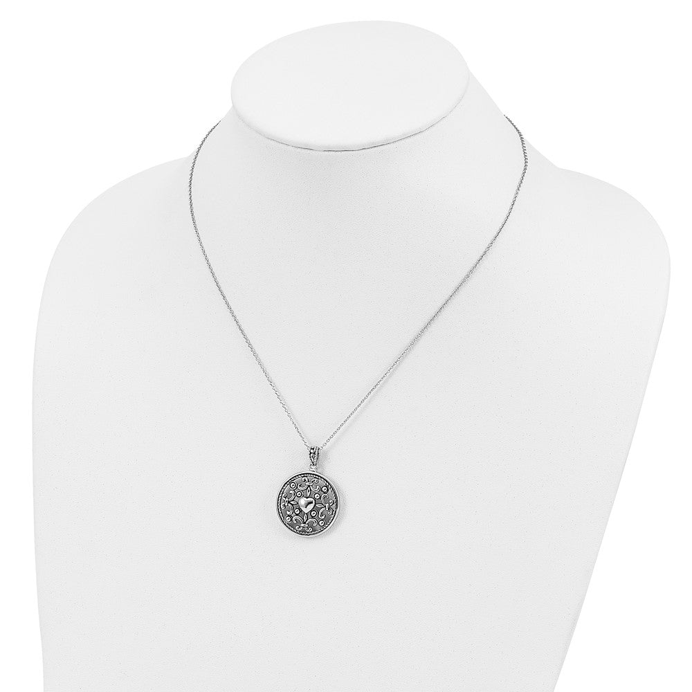 Sterlingsilber Sentimental Expressions Rhodiniert A Freund For All Seasons 18 Fleur De Lis Halskette