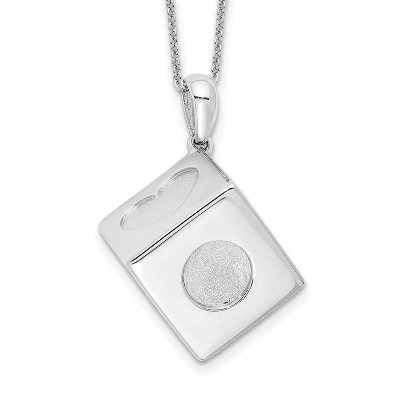 Sterlingsilber Sentimental Expressions Rhodiniert Glücks As Can Be 18 Zoll Halskette