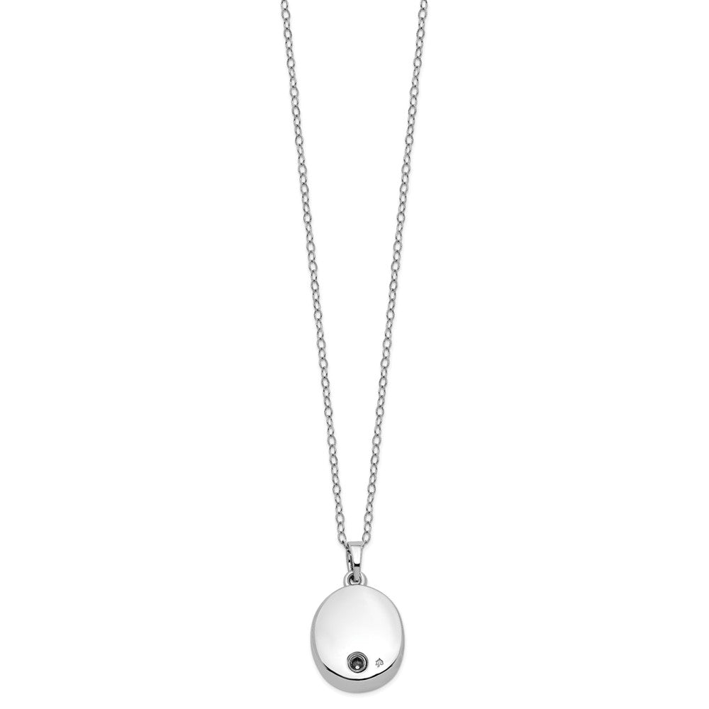 Sterlingsilber Sentimental Expressions Rhodiniert Antikisiert Baum Of Leben Ash Halter 18 Zoll Halskette