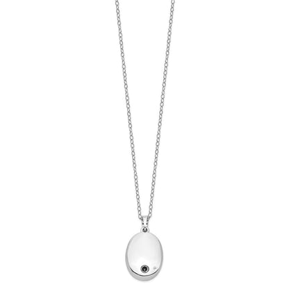 Sterlingsilber Sentimental Expressions Rhodiniert Schmetterling Ash Halter 18 Zoll Halskette