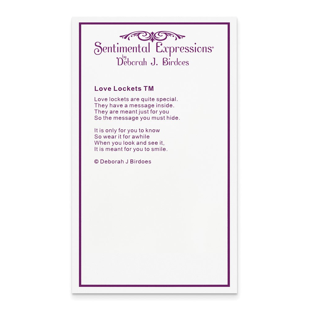 Sterlingsilber Sentimental Expressions Rhodiniert Zirkonia Antikisiert Do Not Let Anyone Dull 18 Zoll. Halskette