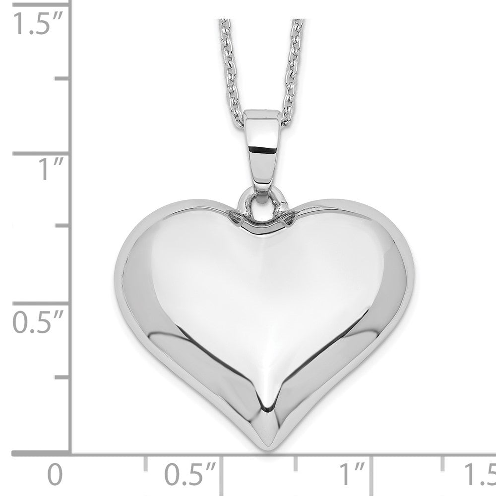 Sterlingsilber Sentimental Expressions Without You Hear Ash Halter 18 Zoll Halskette