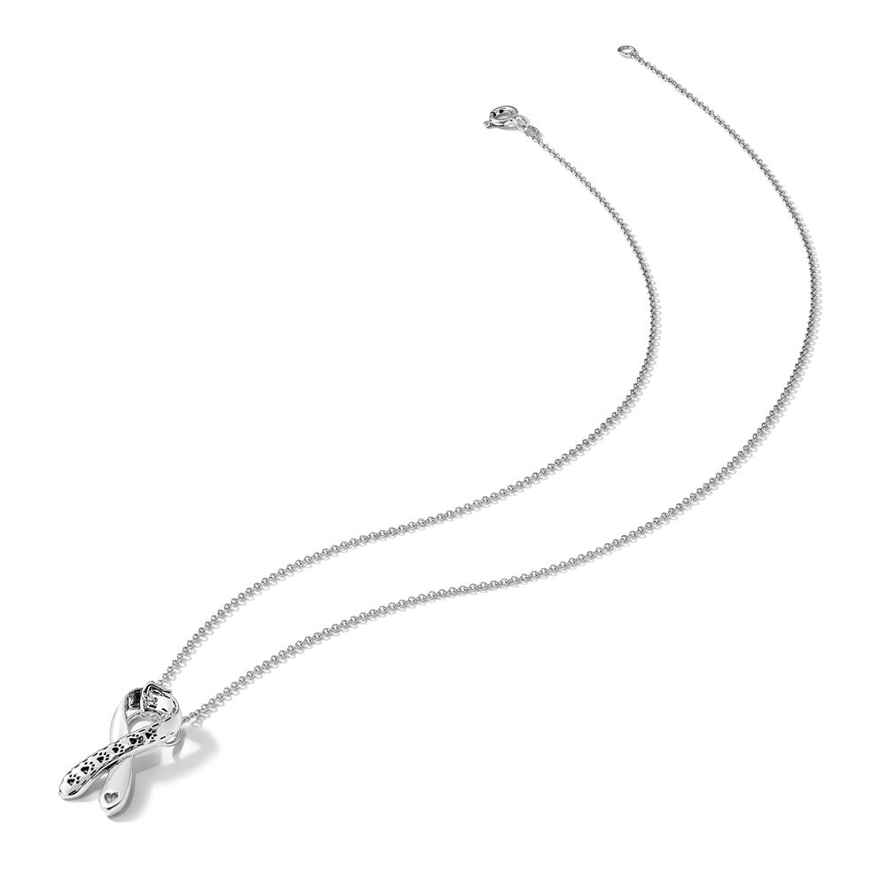 Sterlingsilber Sentimental Expressions Rhodiniert Antikisiert Citizens Against Animal Cruelty 22 Zoll Halskette