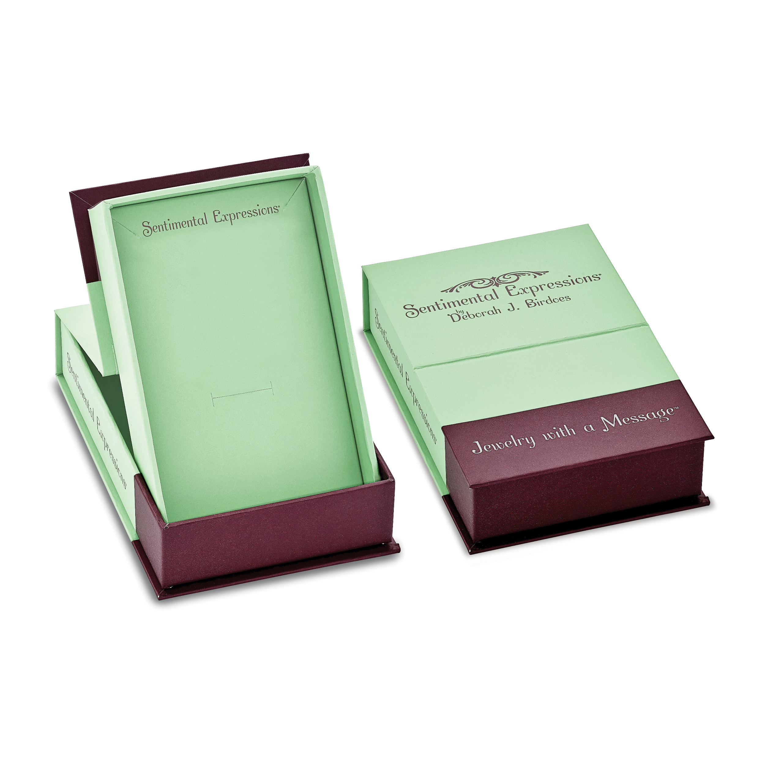 Sterlingsilber Sentimental Expressions Rhodiniert Poliert Maternal Bond 18 Zoll Halskette