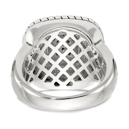 14K/silver Bicolor Shey Couture Sterlingsilber mit 14K Akzente Antikisiert Diamant Ring
