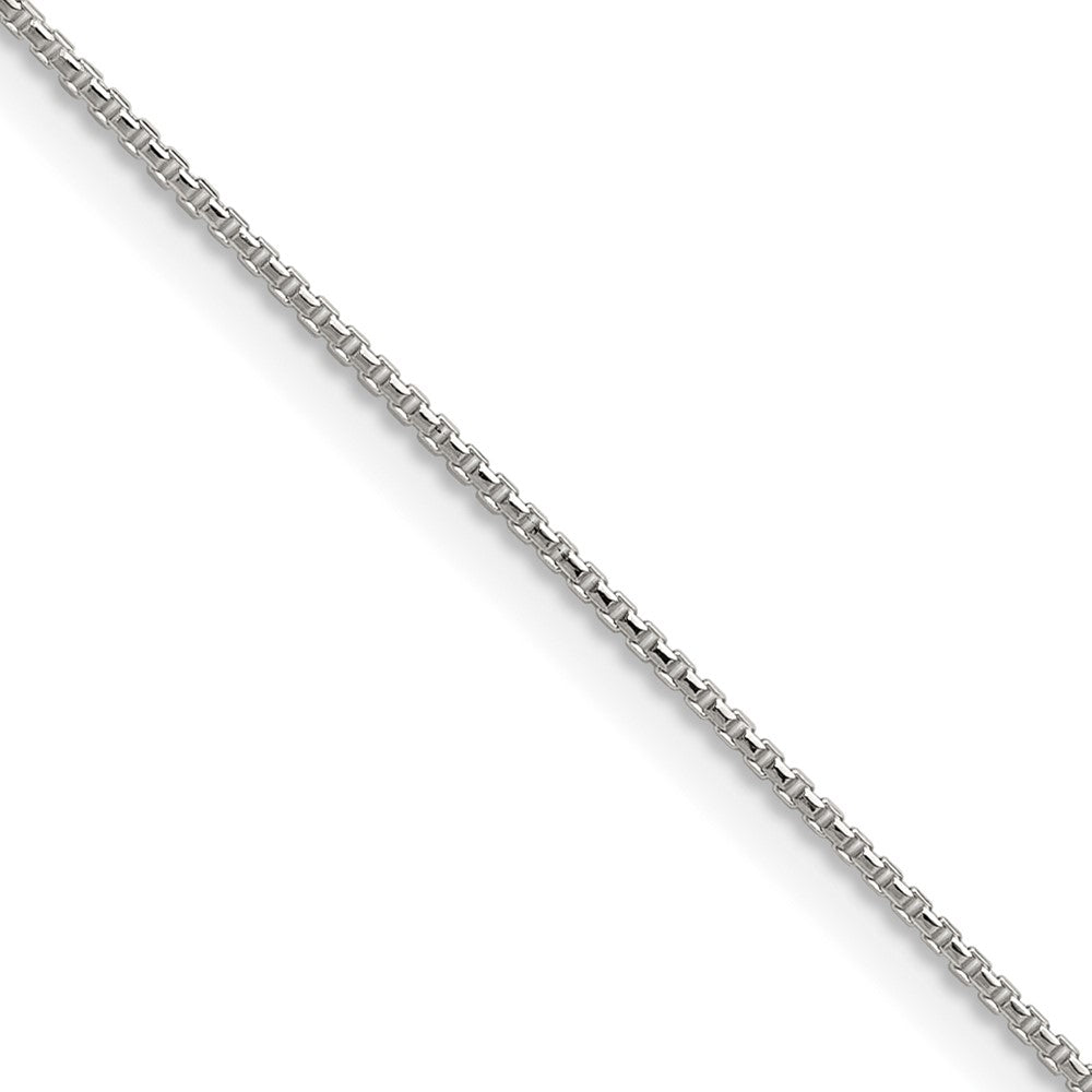 Sterlingsilber.95mm Diamantiert Rund Venezianer Kette