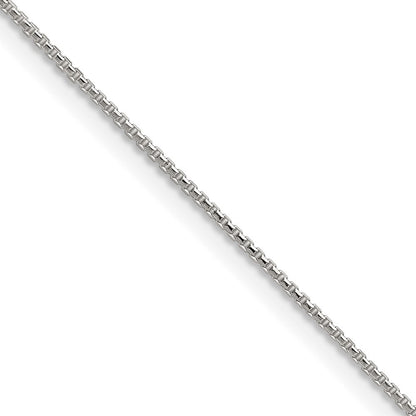 Sterlingsilber.95mm Diamantiert Rund Venezianer Kette