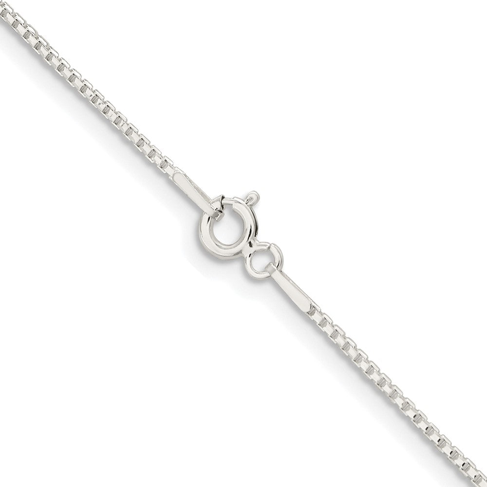 Sterlingsilber Rhodiniert 1.1mm Diamantiert Rund Venezianer Kette
