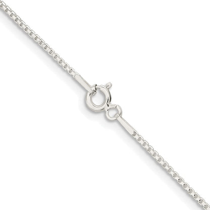 Sterlingsilber Rhodiniert 1.1mm Diamantiert Rund Venezianer Kette