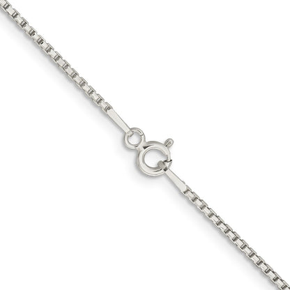 Sterlingsilber 1.3mm Diamantiert Rund Venezianer Halskette