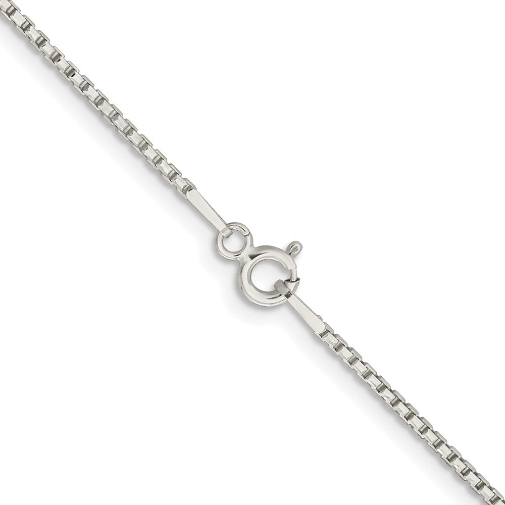 Sterlingsilber Rhodiniert 1.3mm Diamantiert Rund Venezianer Kette