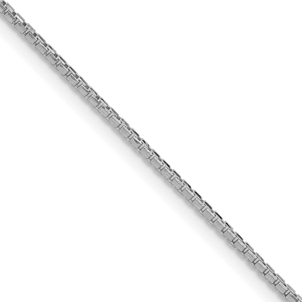 Sterlingsilber Rhodiniert 1.3mm Diamantiert Rund Venezianer Kette