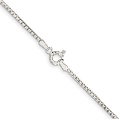 Sterlingsilber 1.5mm Diamantiert Rund Venezianer Halskette
