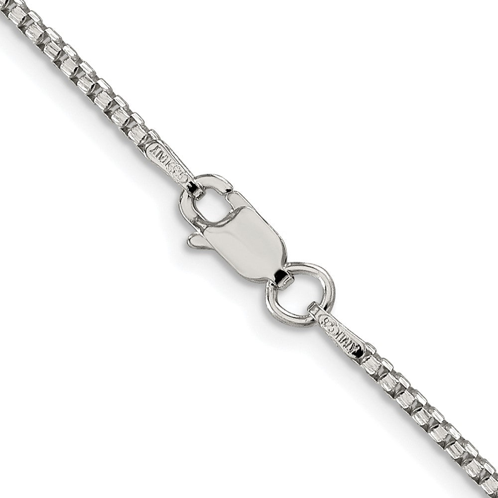 Sterlingsilber Rhodiniert 1.75mm Diamantiert Rund Venezianer Kette