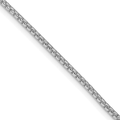 Sterlingsilber Rhodiniert 1.75mm Diamantiert Rund Venezianer Kette