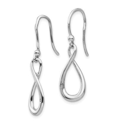 White Ice Ohrhänger mit Diamanten aus rhodiniertem Sterlingsilber, mit Ohrhaken