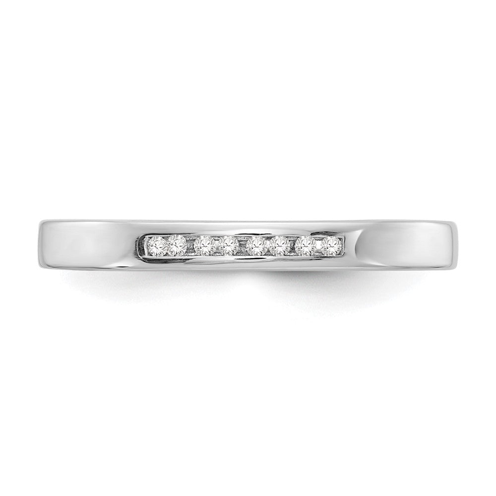 Sterlingsilber Weiß Eis Rhodiniert Chanel-set Diamant Ring