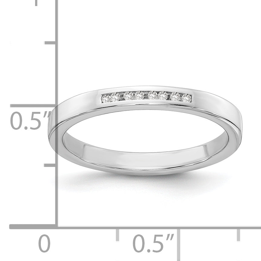 Sterlingsilber Weiß Eis Rhodiniert Chanel-set Diamant Ring
