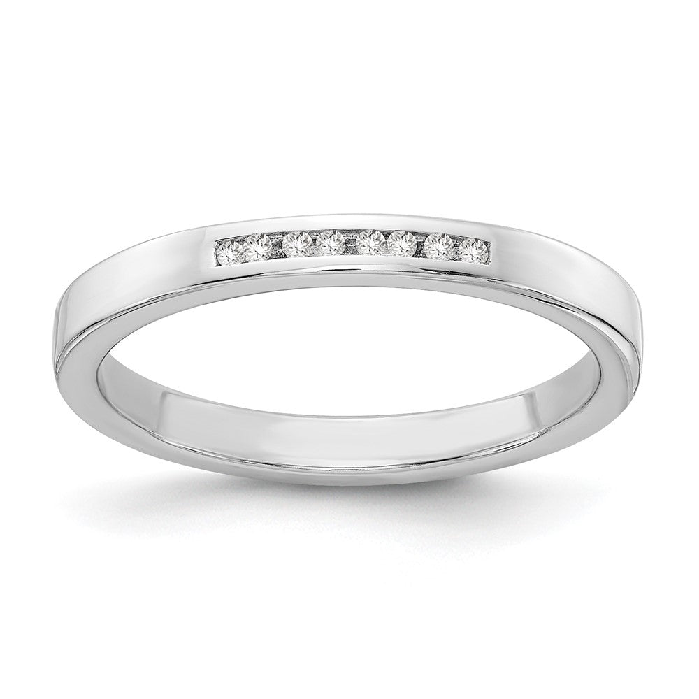 Sterlingsilber Weiß Eis Rhodiniert Chanel-set Diamant Ring