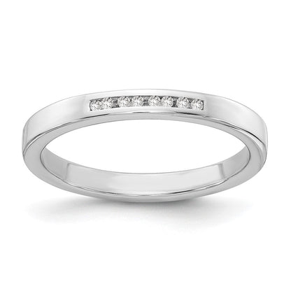 Sterlingsilber Weiß Eis Rhodiniert Chanel-set Diamant Ring