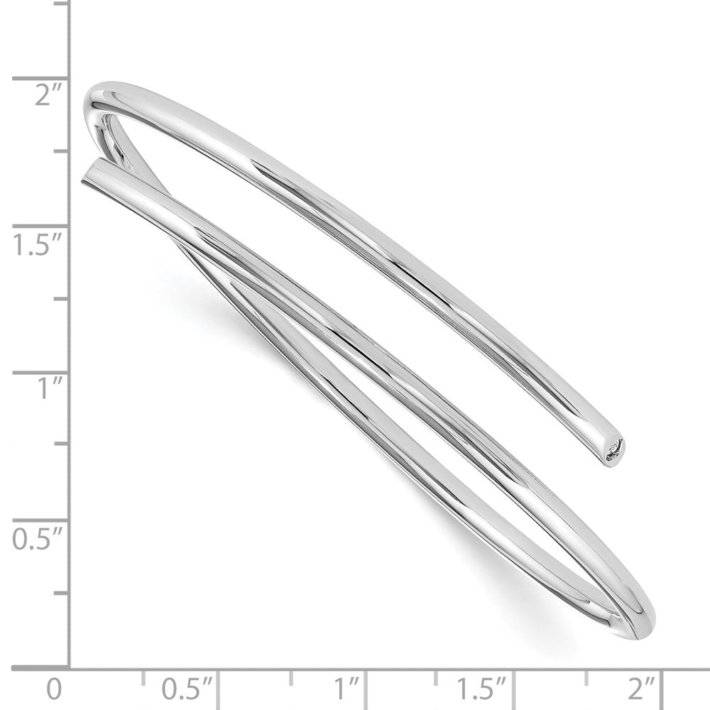 Sterlingsilber Weiß Eis Rhodiniert Diamant Armreif
