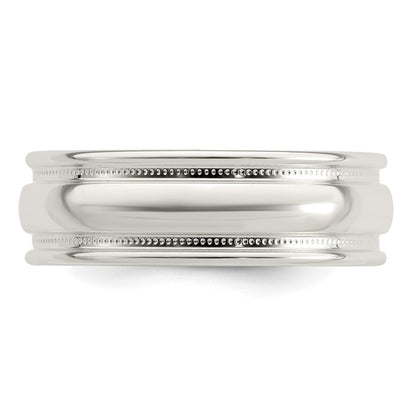 Sterlingsilber 7mm Poliert Fantasie Ring