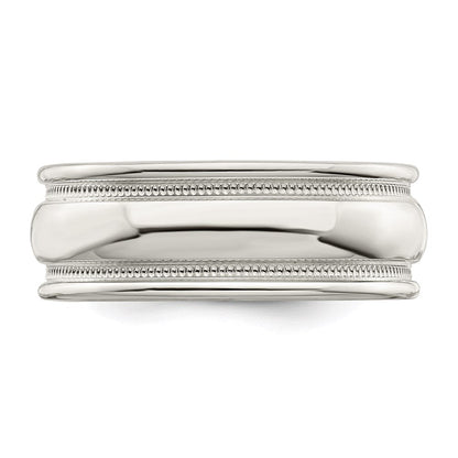 Sterlingsilber 7mm Poliert Fantasie Ring