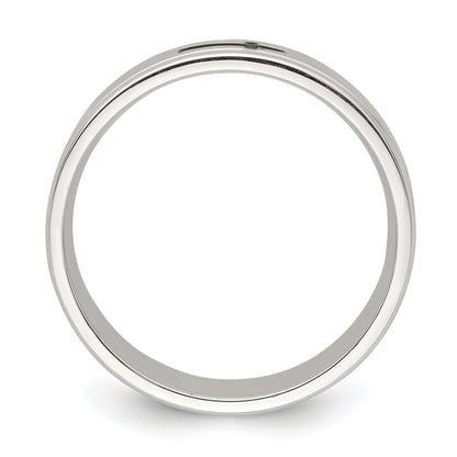 Sterlingsilber 6mm Emaille Kreuz Fantasie Ring