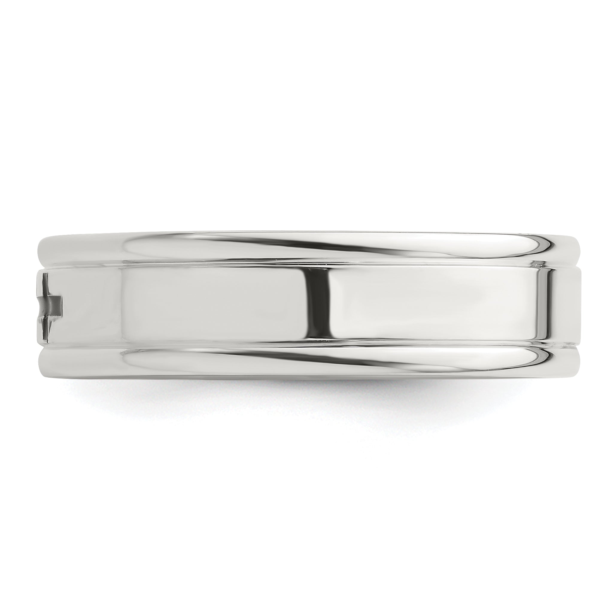 Sterlingsilber 6mm Emaille Kreuz Fantasie Ring