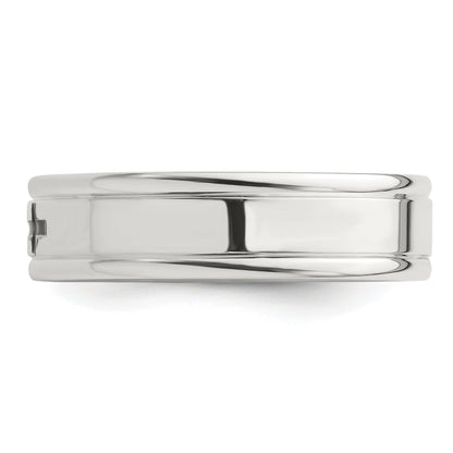 Sterlingsilber 6mm Emaille Kreuz Fantasie Ring