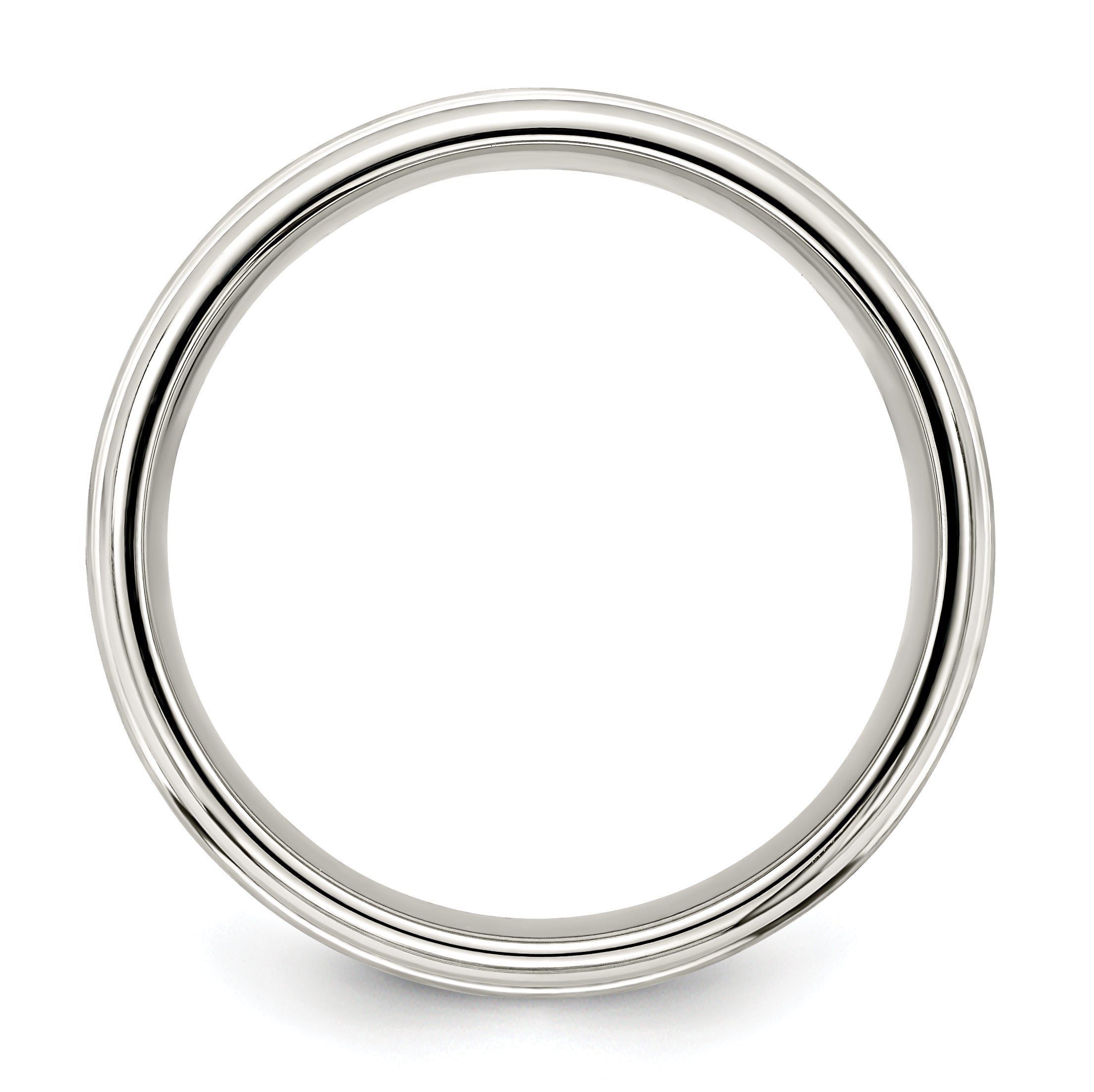 Sterlingsilber 7mm Gebürstet Flach Intertwined Design Abgeschrägt Kante Fantasie Ring