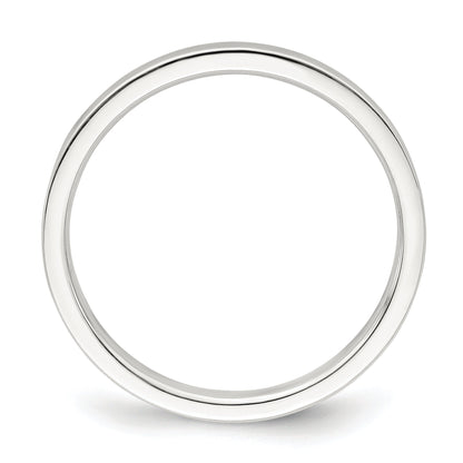 Sterlingsilber 2mm Leicht Flach Größe 4 Ring