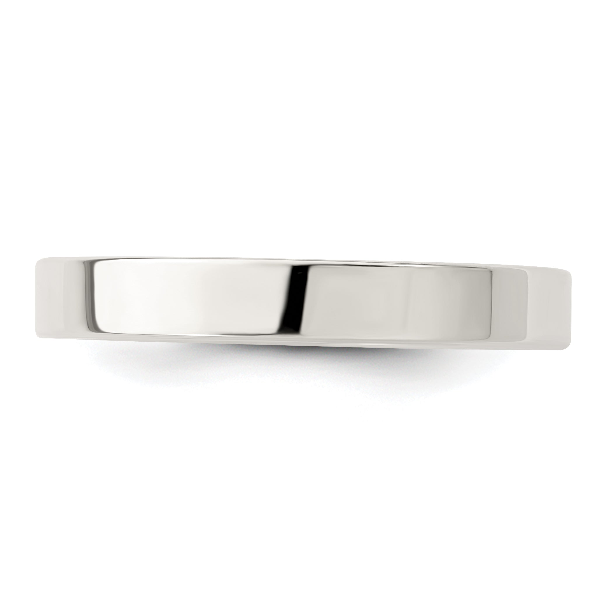 Sterlingsilber 3mm Leicht Flach Größe 4 Ring