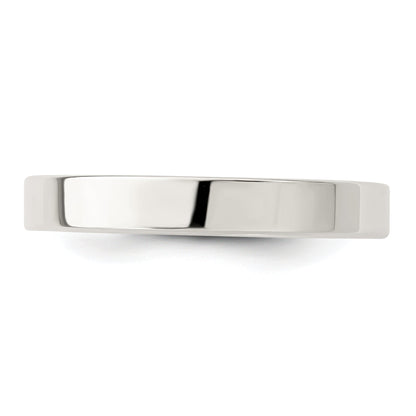 Sterlingsilber 3mm Leicht Flach Größe 4 Ring