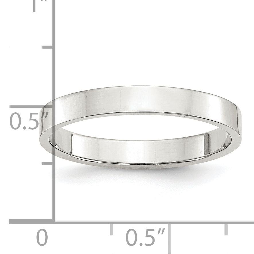 Sterlingsilber 3mm Leicht Flach Größe 4 Ring