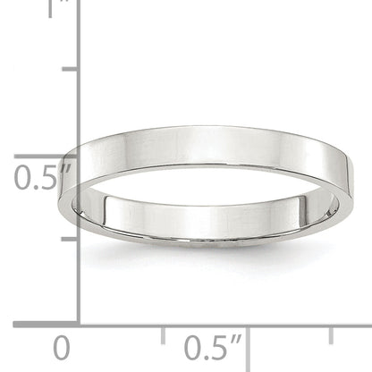 Sterlingsilber 3mm Leicht Flach Größe 4 Ring