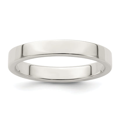 Sterlingsilber 3mm Leicht Flach Größe 4 Ring